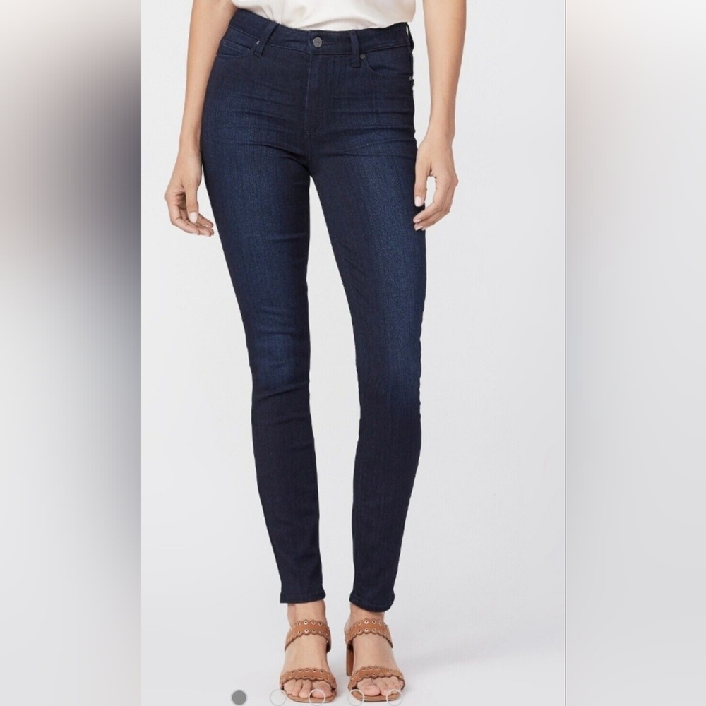 PAIGE Hoxton Ultra Skinny Jeans Made In USA 26 Dark Wash